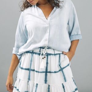 Anthropology Pilcro Tie- dye Skirt - Large